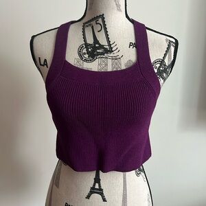 Crochet crop top ari size small